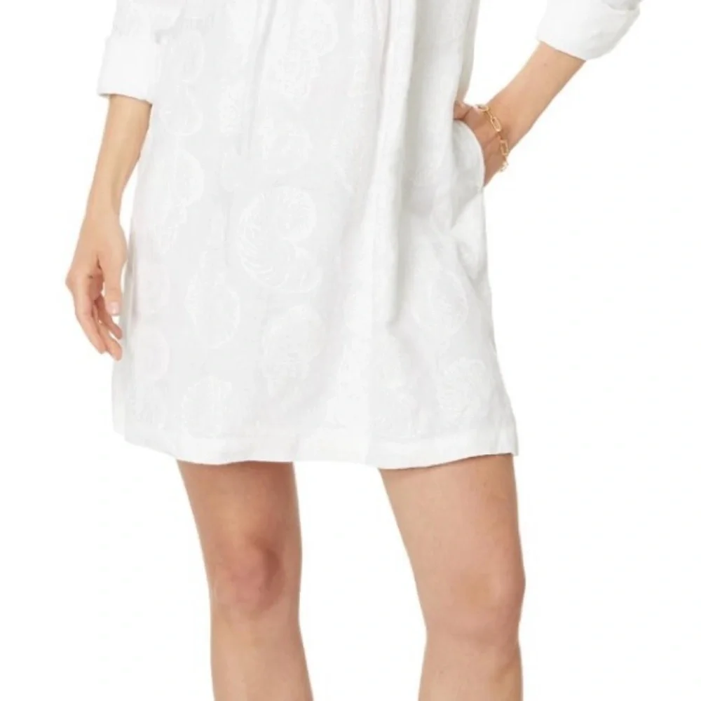 Lilly Pulitzer Rhoda linen popover - Picture 6 of 15